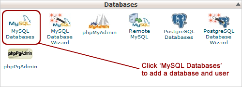 Add a new database