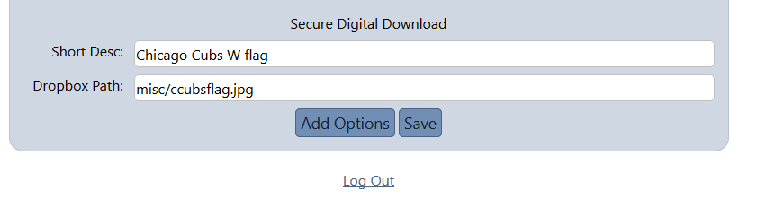 SDD short description and dropbox path using a folder