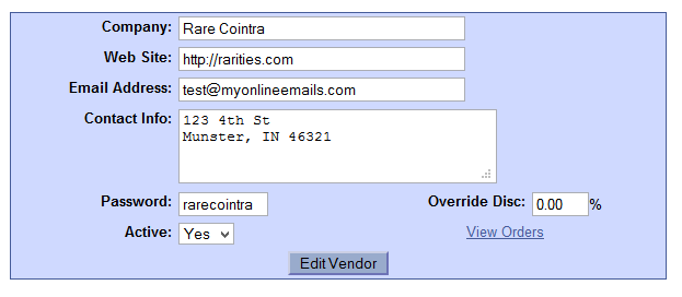 Wholesale application in storeadmin